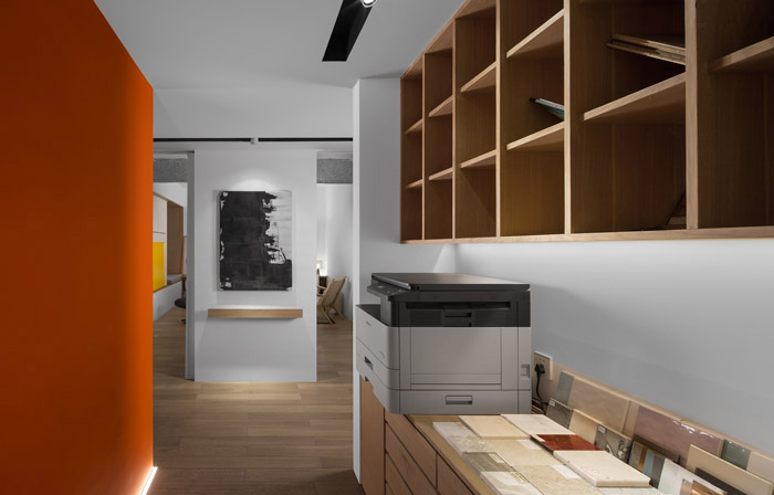 家庭式辦公室打印區裝修設計效果圖