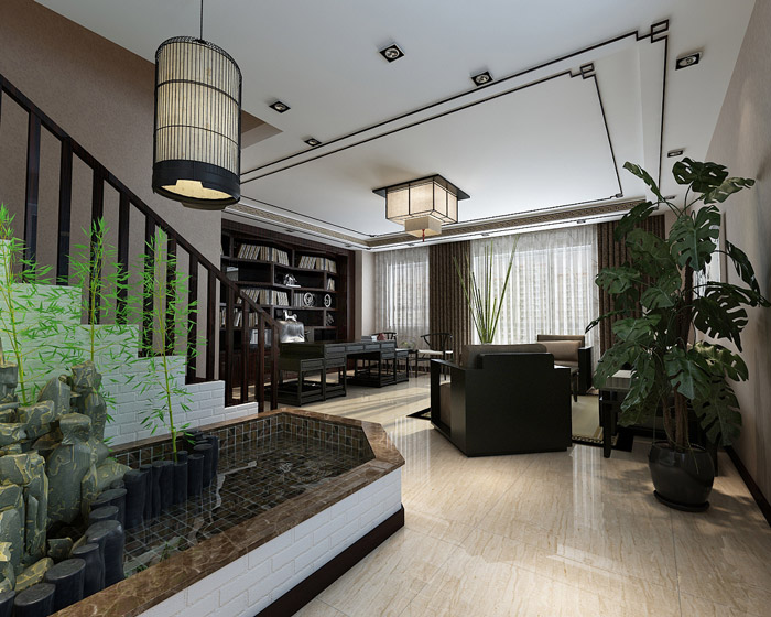 私人辦公室接待區裝修設計效果圖