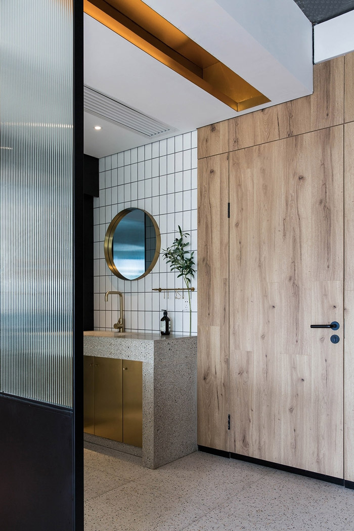 90㎡公司辦公室洗手間設計方案