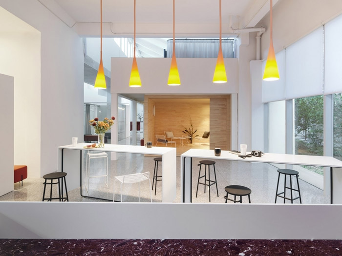 創意園區辦公室茶水間裝修設計效果圖