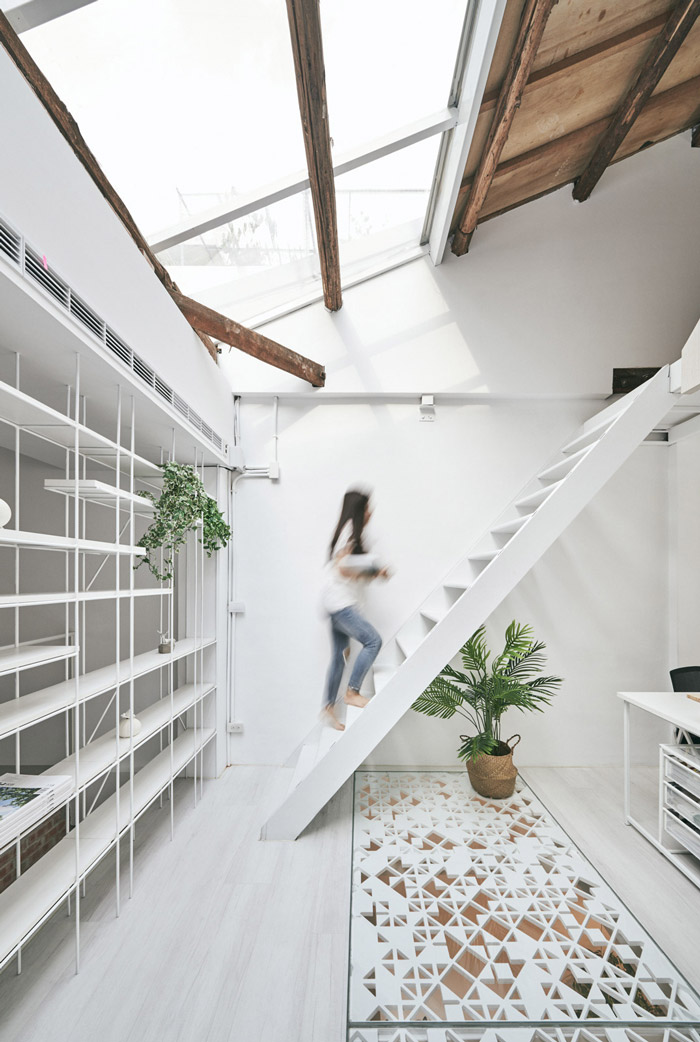 家庭式loft辦公室樓梯裝修設計效果圖