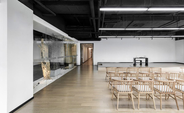 茶業公司辦公室培訓區裝修設計方案