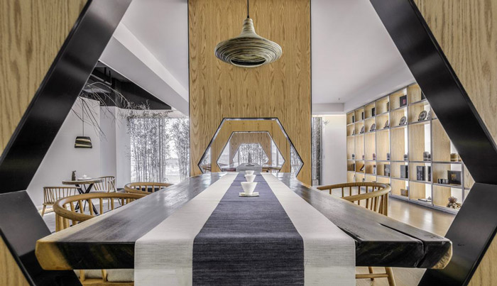 茶業公司辦公室展區裝修設計方案