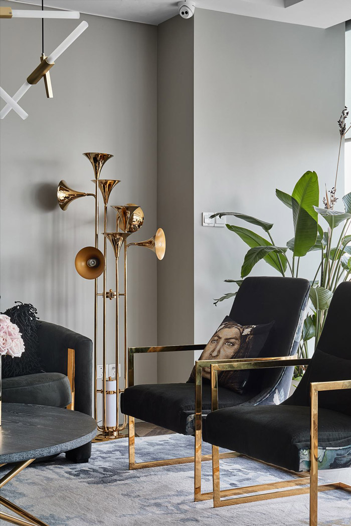 150平方家庭公寓辦公室接待區裝修設計效果圖