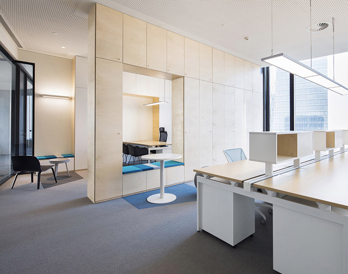 集團辦公室辦公區設計效果圖
