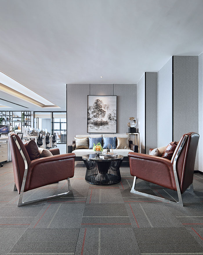 公司寫字樓接待區(qū)裝修設(shè)計效果圖