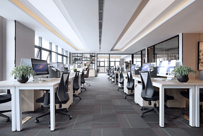 公司寫字樓辦公區(qū)裝修設(shè)計效果圖