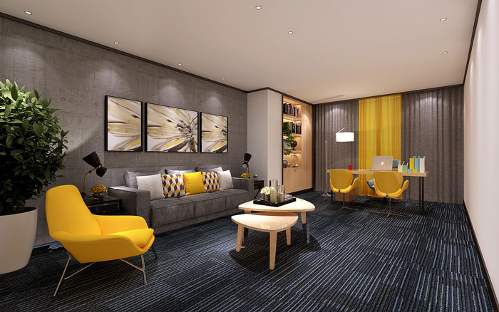 金融經理辦公室裝飾設計效果圖