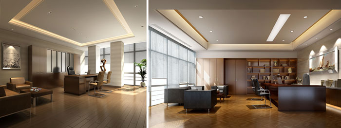 杭州鴻世電器辦公樓領導辦公室意向圖