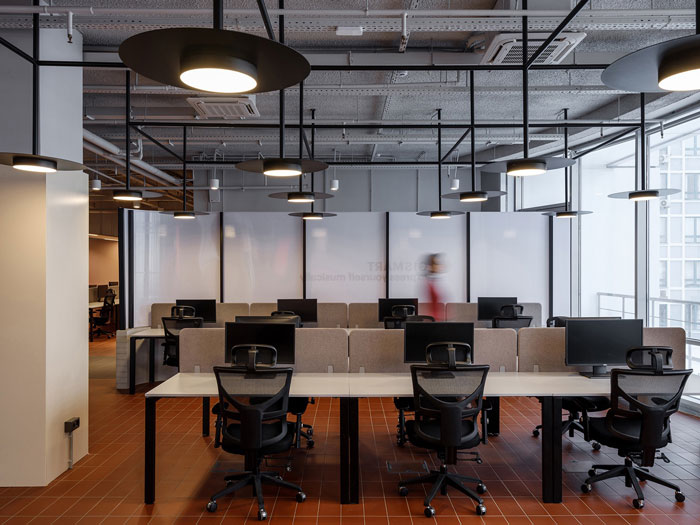 極簡辦公室辦公區(qū)裝修設(shè)計(jì)效果圖