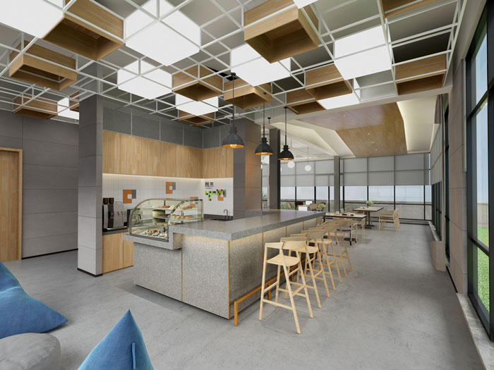 杭州聯(lián)合辦公茶水間裝修設(shè)計效果圖