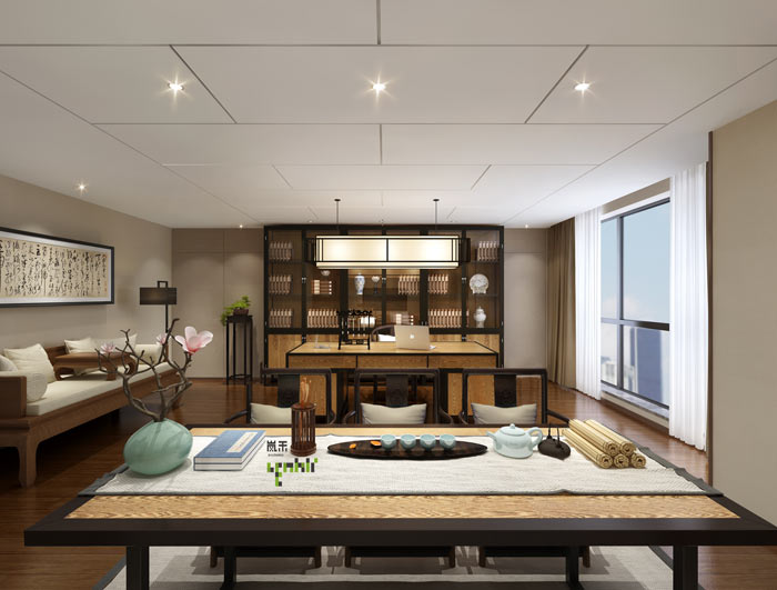 杭州科技公司董事長(zhǎng)辦公室裝修設(shè)計(jì)效果圖