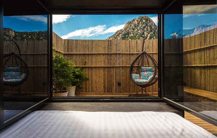 鄉(xiāng)村民宿大床房設(shè)計效果圖