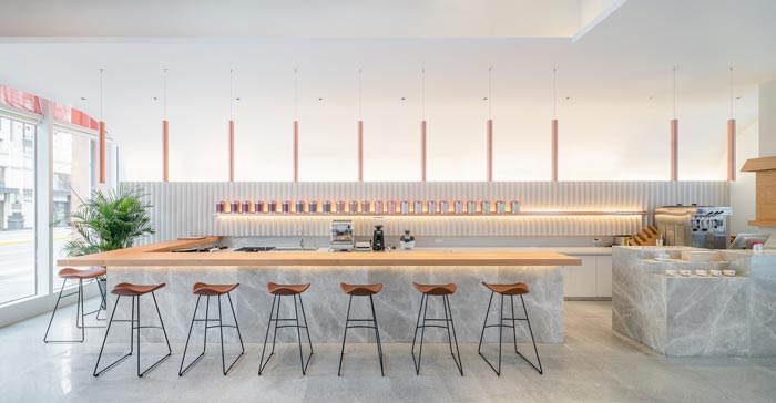 茶餐廳吧臺(tái)裝修設(shè)計(jì)效果圖