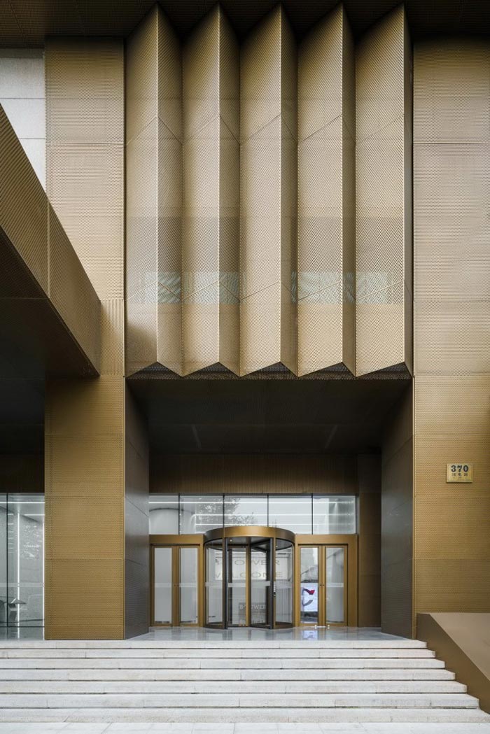 上海寶鋼辦公樓入口設計方案