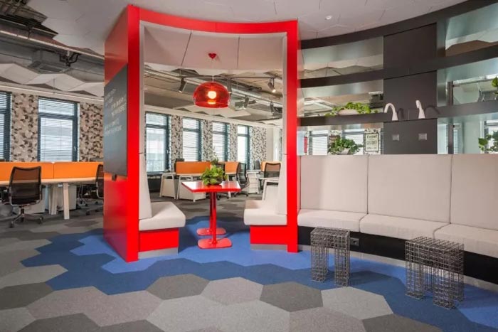 創意辦公空間交流區裝修設計效果圖