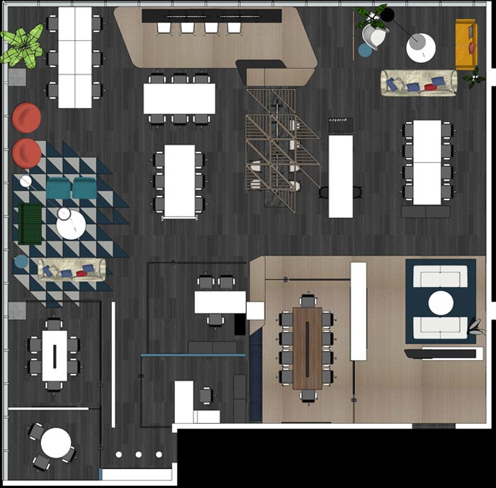 人力資源公司辦公室設計平面圖