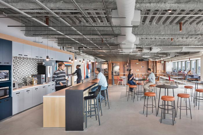 微軟研發中心吧臺裝修設計效果圖